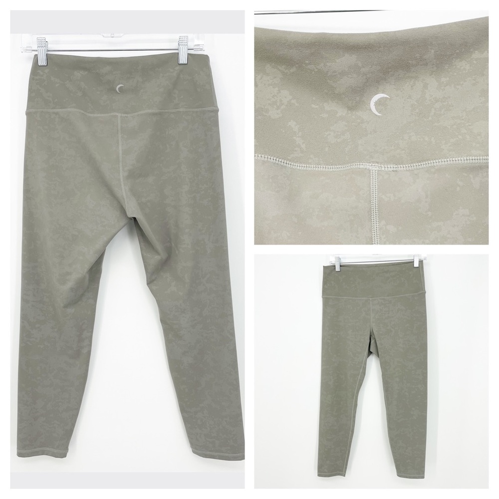 Zyia Marble Grey Legging Womens Size 8/10 25” Inseam 7/8 Length Activewear Gym